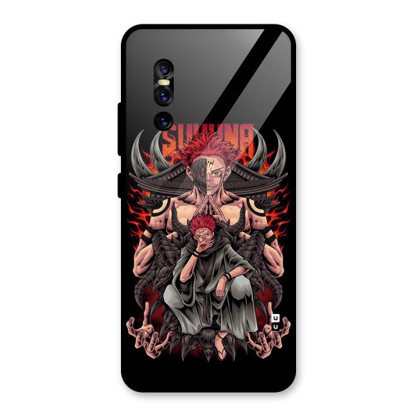 Sakuna King Glass Back Case for Vivo V15 Pro