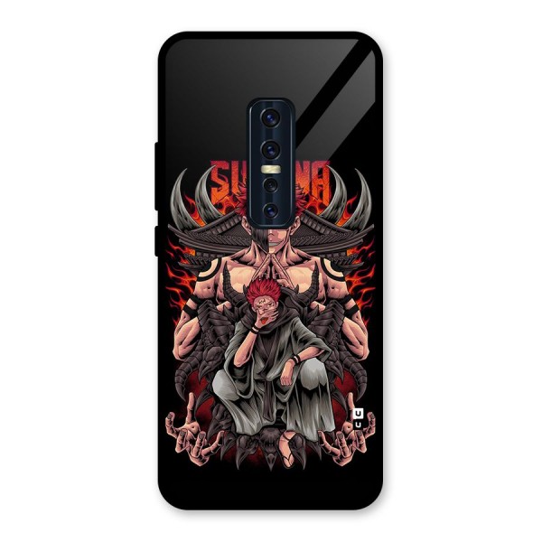 Sakuna King Glass Back Case for Vivo V17 Pro