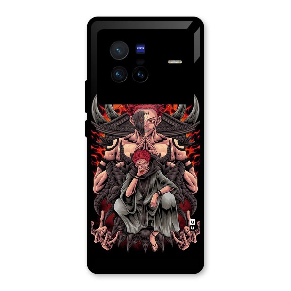 Sakuna King Glass Back Case for Vivo X80