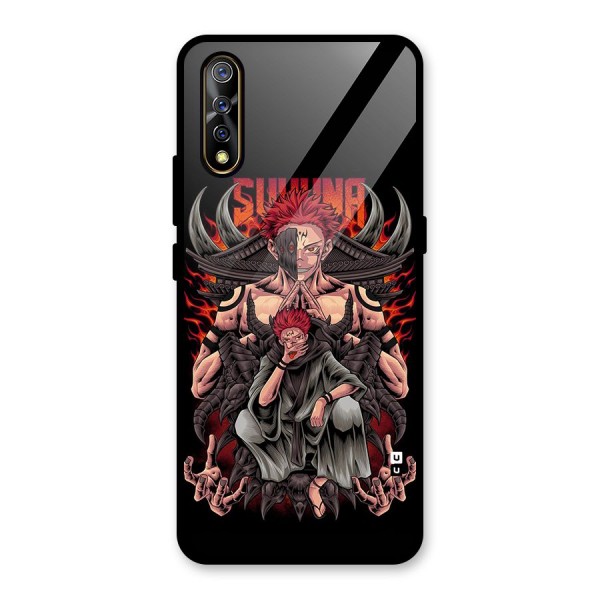 Sakuna King Glass Back Case for Vivo Z1x