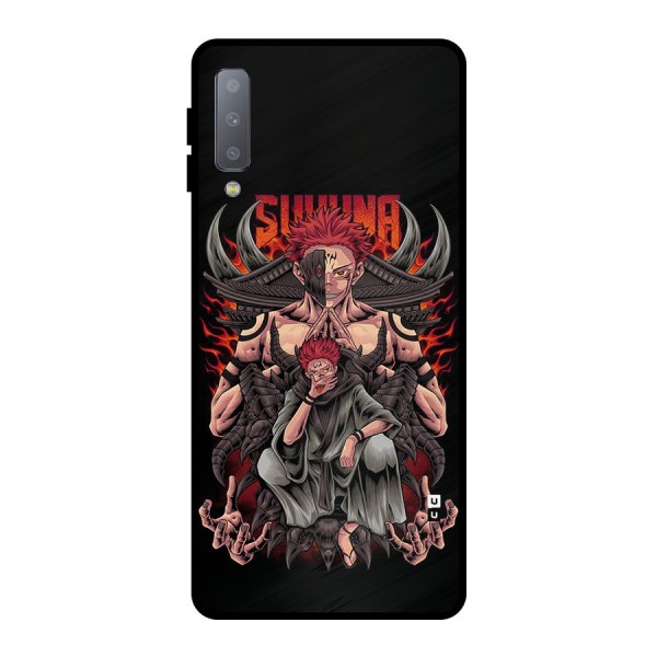 Sakuna King Metal Back Case for Galaxy A7 (2018)