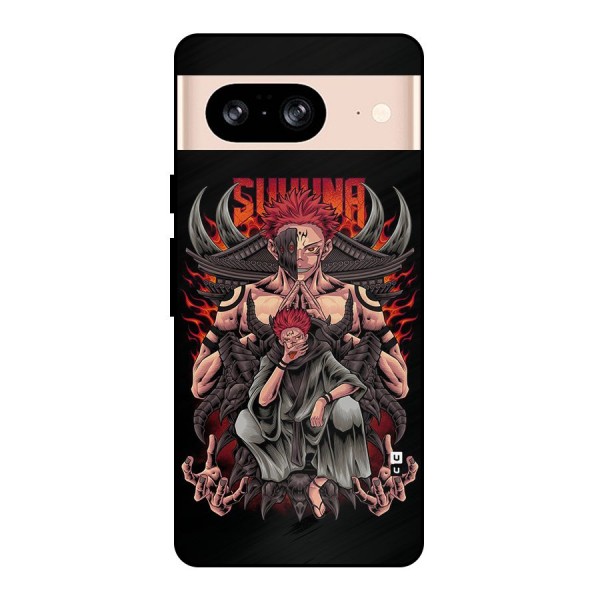 Sakuna King Metal Back Case for Google Pixel 8