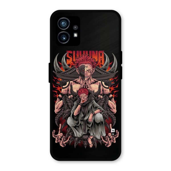 Sakuna King Metal Back Case for Nothing Phone 1