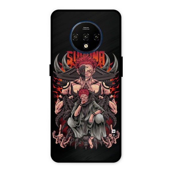 Sakuna King Metal Back Case for OnePlus 7T