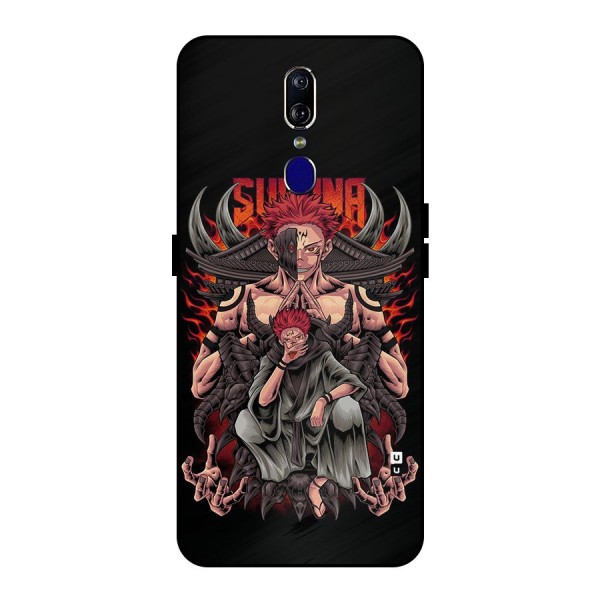 Sakuna King Metal Back Case for Oppo F11