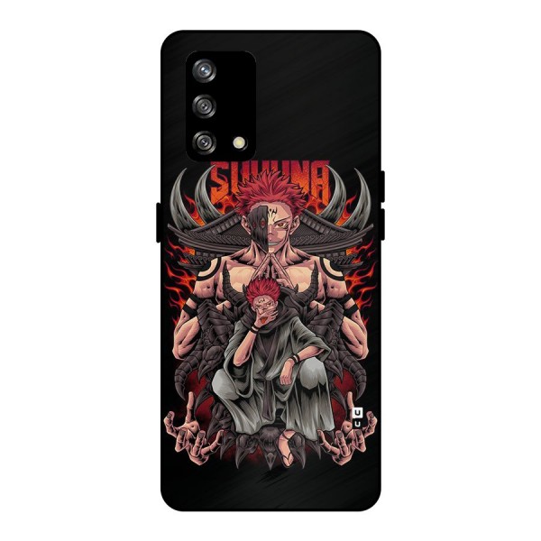 Sakuna King Metal Back Case for Oppo F19