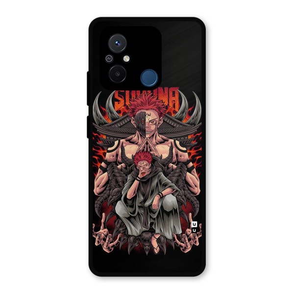 Sakuna King Metal Back Case for Poco C55