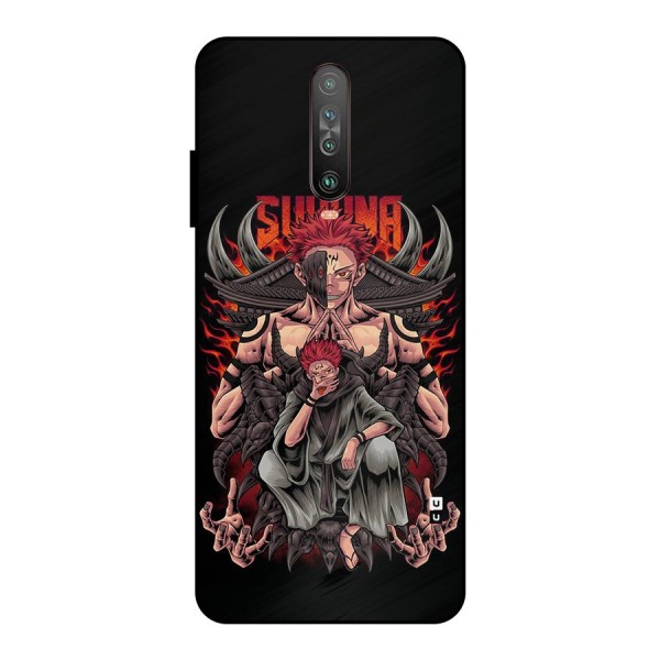 Sakuna King Metal Back Case for Poco X2