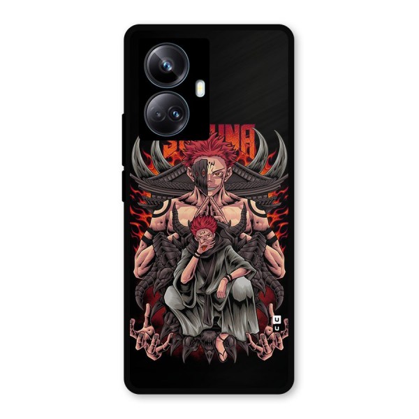 Sakuna King Metal Back Case for Realme 10 Pro Plus