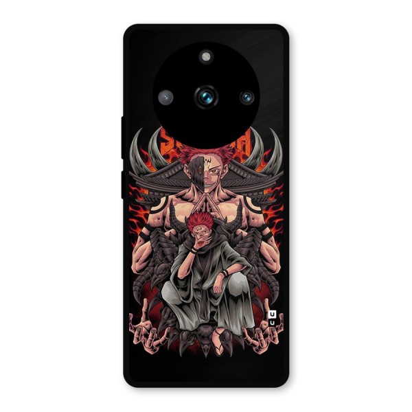 Sakuna King Metal Back Case for Realme 11 Pro