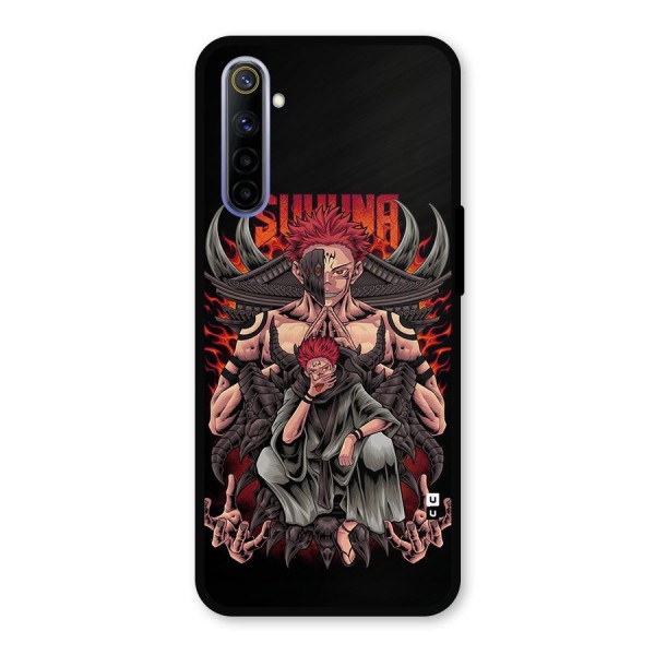 Sakuna King Metal Back Case for Realme 6