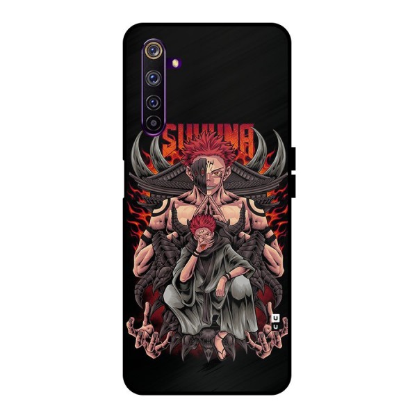 Sakuna King Metal Back Case for Realme 6 Pro