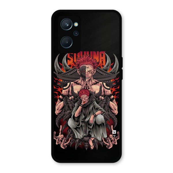 Sakuna King Metal Back Case for Realme 9i