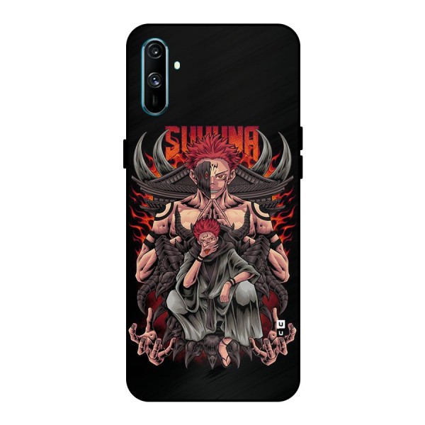 Sakuna King Metal Back Case for Realme C3