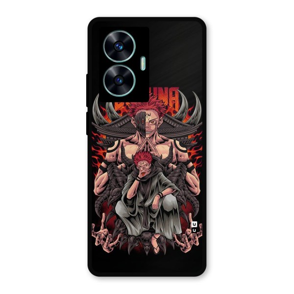 Sakuna King Metal Back Case for Realme C55