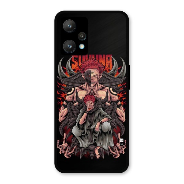 Sakuna King Metal Back Case for Realme Narzo 50 Pro