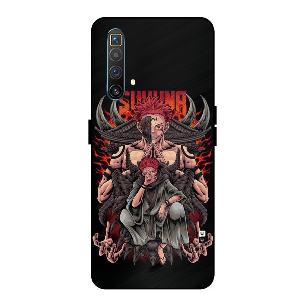 Sakuna King Metal Back Case for Realme X3 SuperZoom