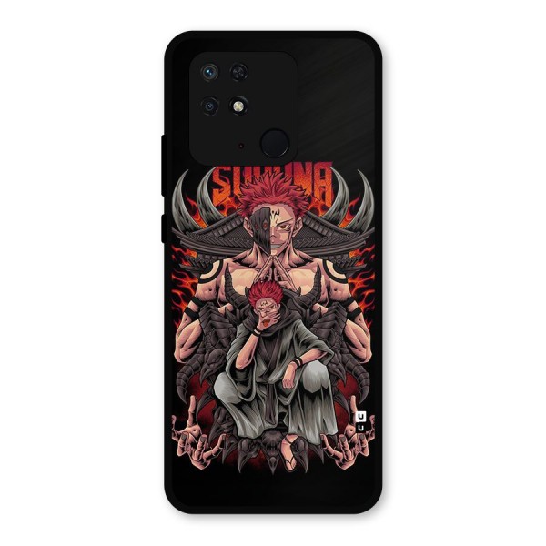 Sakuna King Metal Back Case for Redmi 10