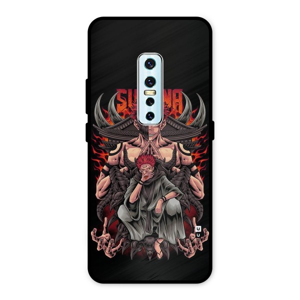 Sakuna King Metal Back Case for Vivo V17 Pro