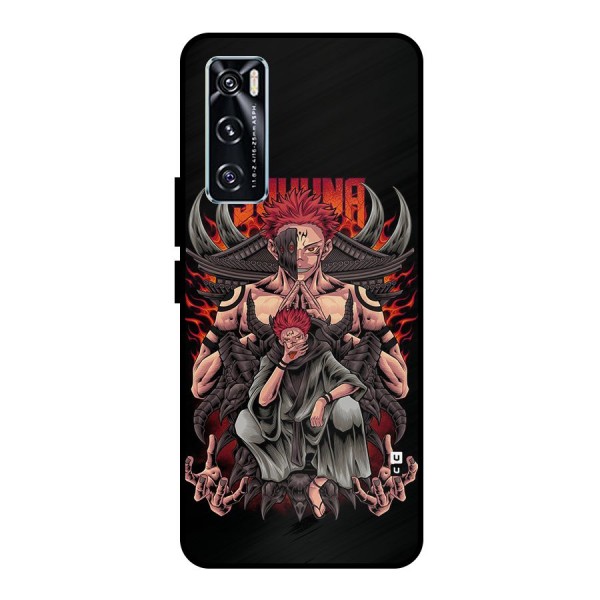 Sakuna King Metal Back Case for Vivo V20 SE