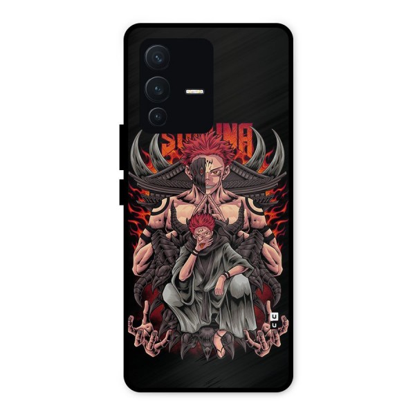 Sakuna King Metal Back Case for Vivo V23 5G