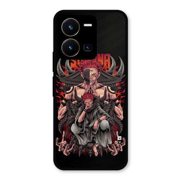 Sakuna King Metal Back Case for Vivo Y35