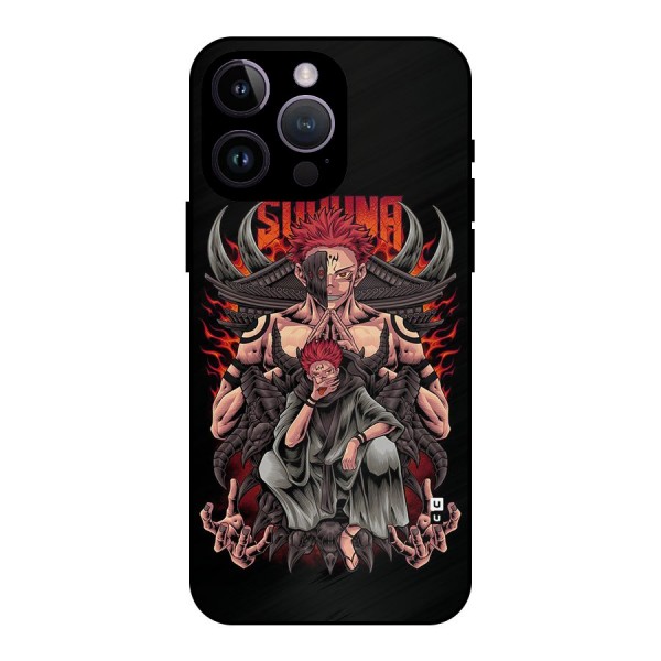 Sakuna King Metal Back Case for iPhone 14 Pro Max