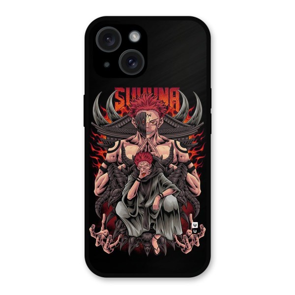 Sakuna King Metal Back Case for iPhone 15