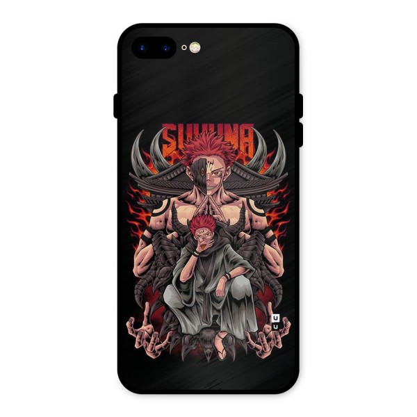 Sakuna King Metal Back Case for iPhone 8 Plus