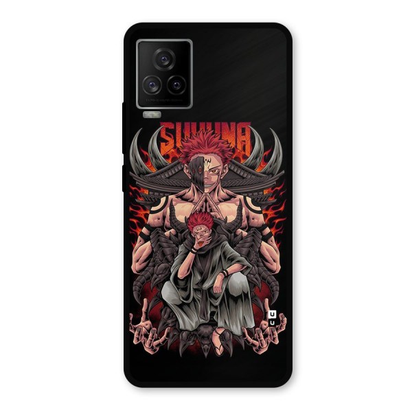 Sakuna King Metal Back Case for iQOO 7 Legend 5G