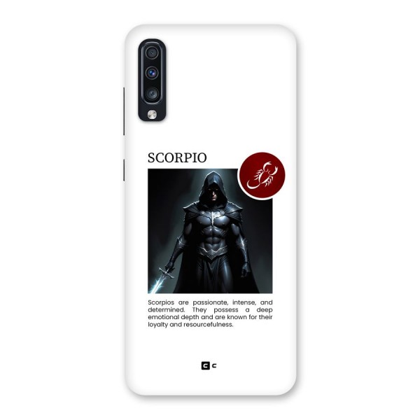 Sane Scorpio Back Case for Galaxy A70s