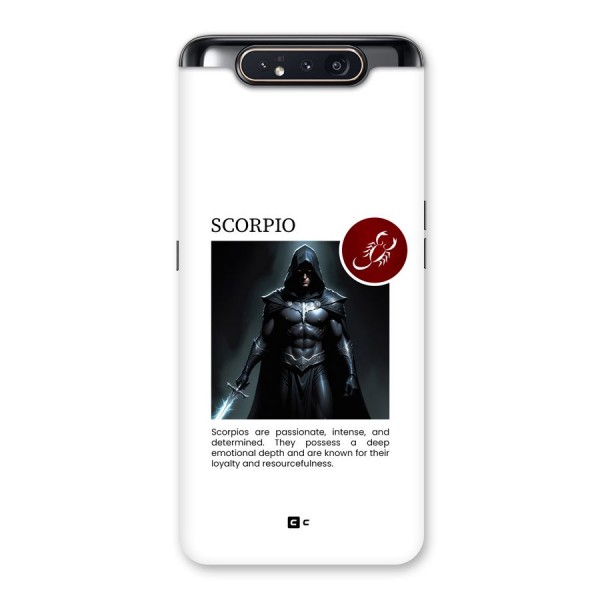 Sane Scorpio Back Case for Galaxy A80