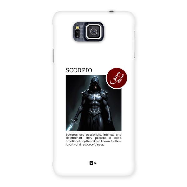 Sane Scorpio Back Case for Galaxy Alpha