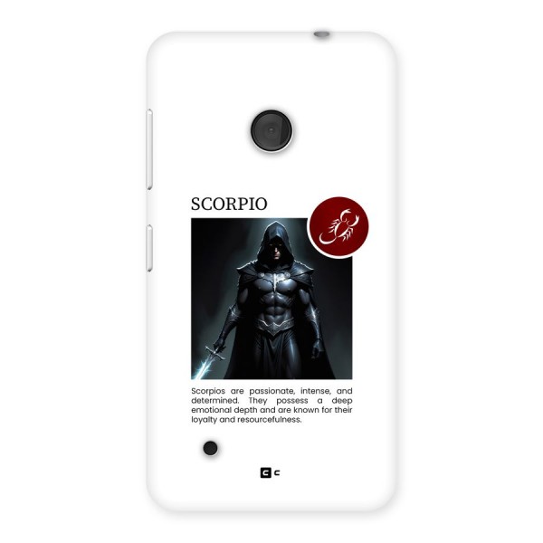 Sane Scorpio Back Case for Lumia 530