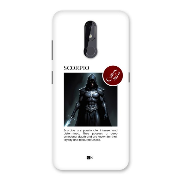 Sane Scorpio Back Case for Nokia 3.2