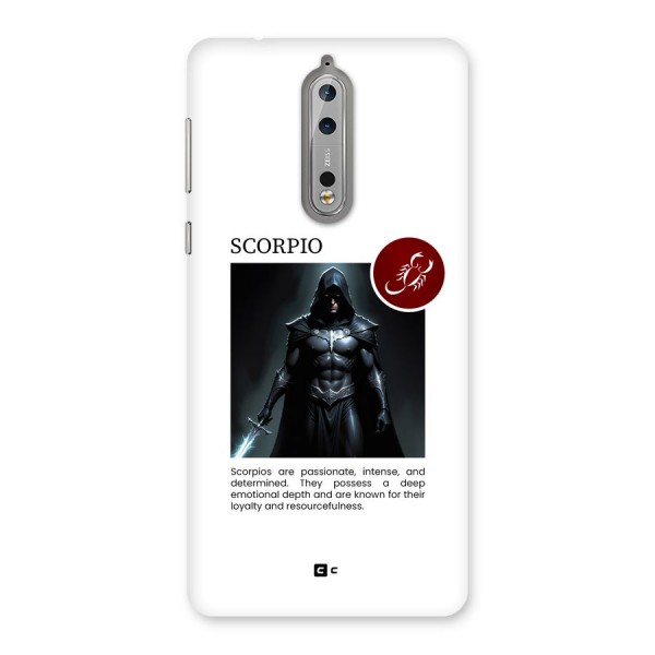 Sane Scorpio Back Case for Nokia 8