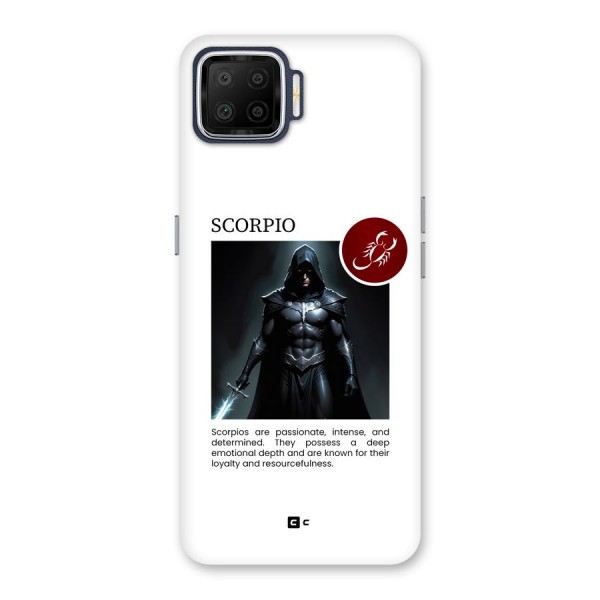 Sane Scorpio Back Case for Oppo F17