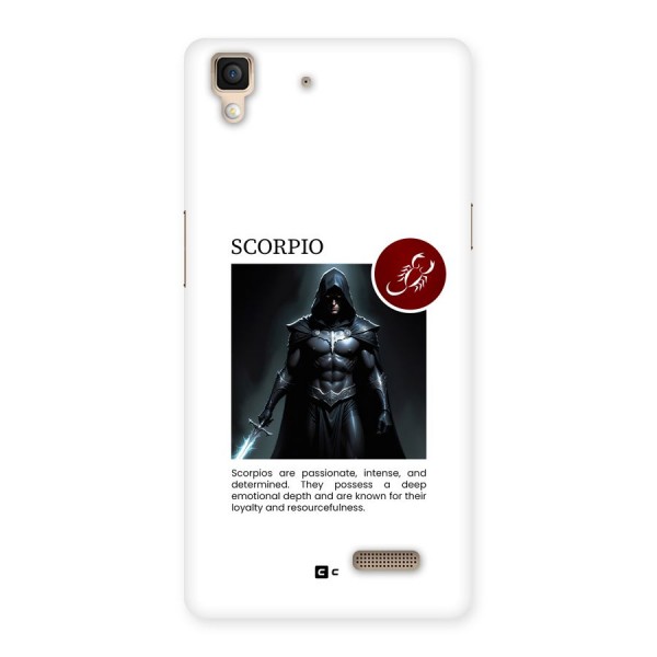 Sane Scorpio Back Case for Oppo R7