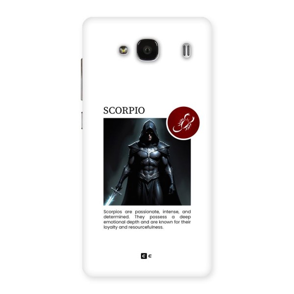 Sane Scorpio Back Case for Redmi 2s