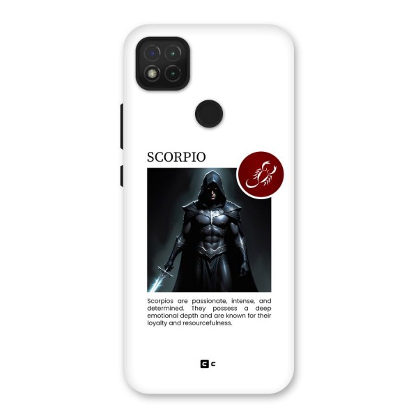 Sane Scorpio Back Case for Redmi 9C