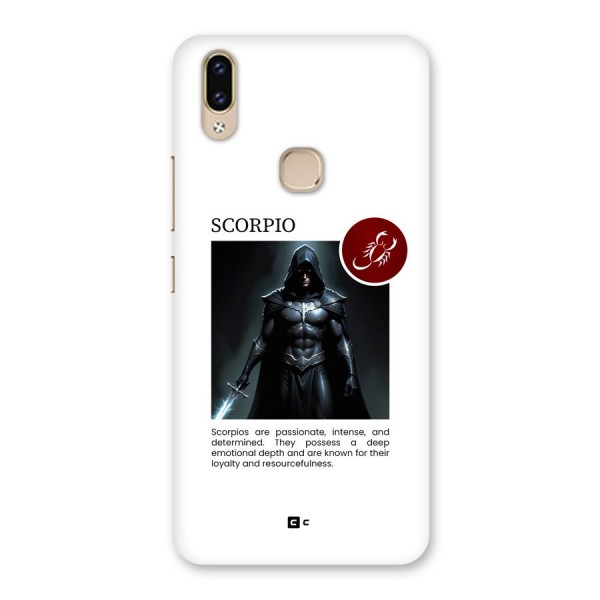 Sane Scorpio Back Case for Vivo V9