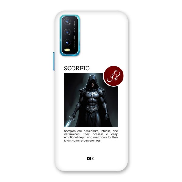 Sane Scorpio Back Case for Vivo Y12s