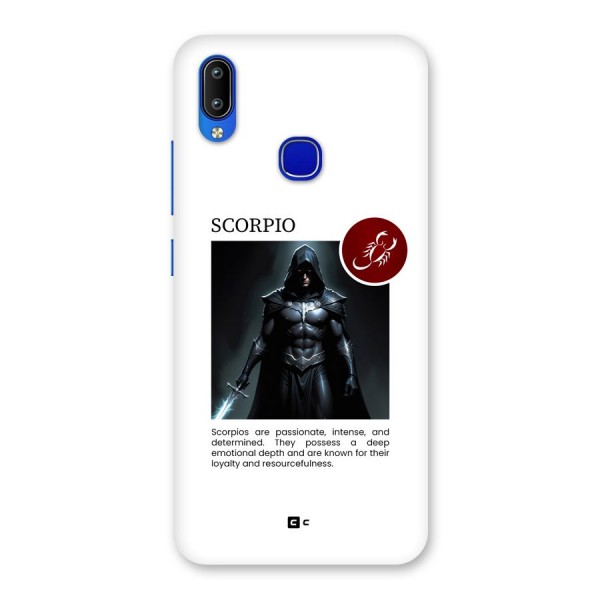 Sane Scorpio Back Case for Vivo Y91