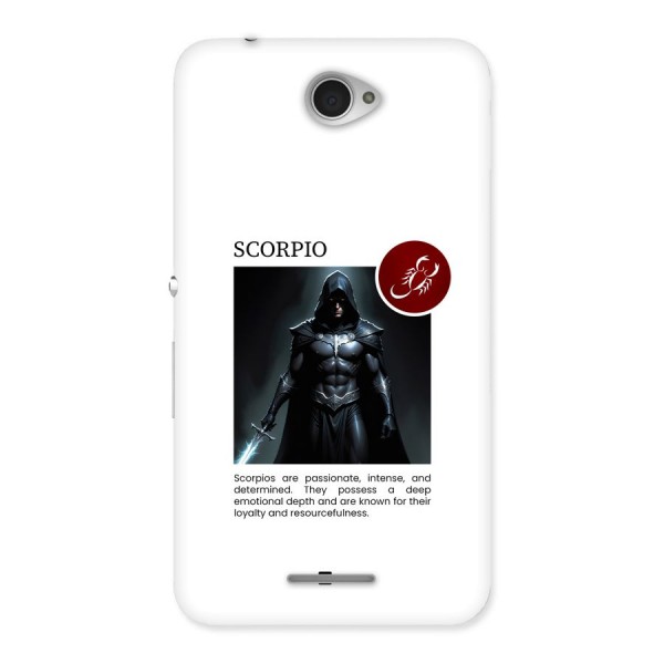 Sane Scorpio Back Case for Xperia E4