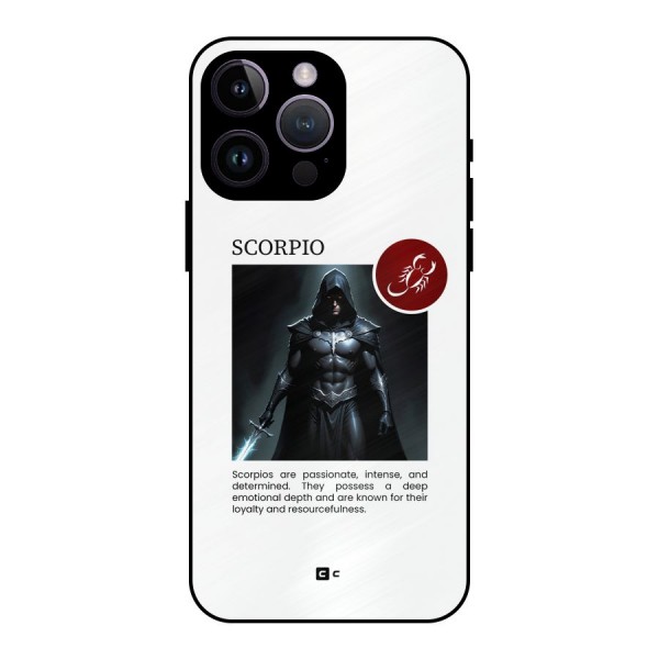 Sane Scorpio Metal Back Case for iPhone 14 Pro Max