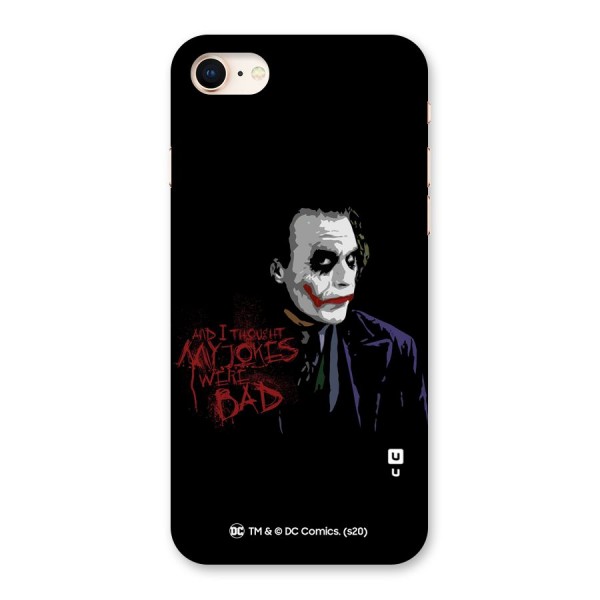 Sarcastic Joker Glass Back Case for iPhone 8