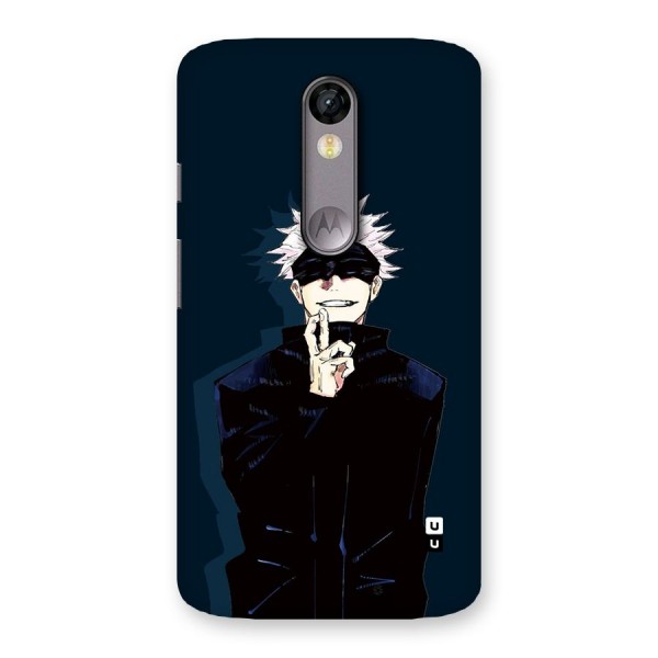 Satoru Gojo Back Case for Moto X Force