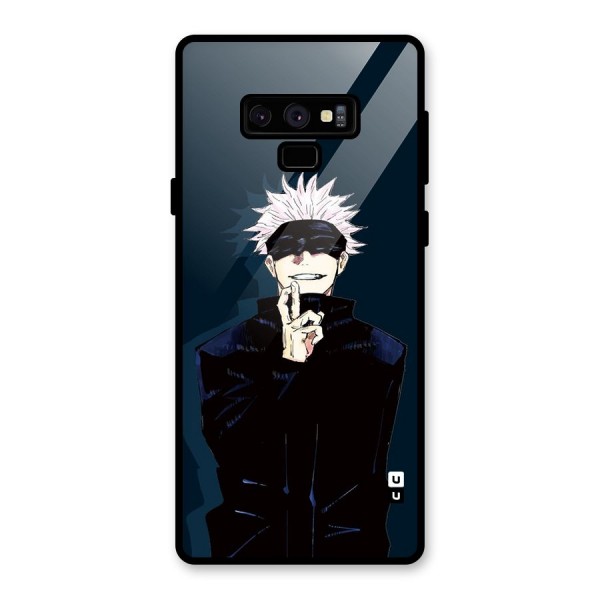 Satoru Gojo Glass Back Case for Galaxy Note 9