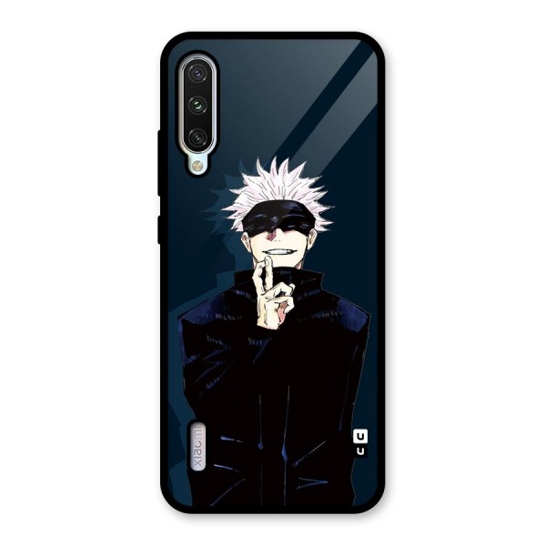 Satoru Gojo Glass Back Case for Mi A3