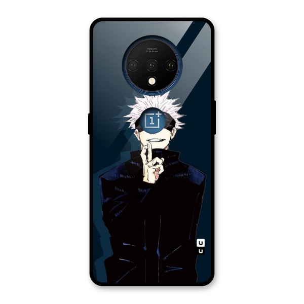 Satoru Gojo Glass Back Case for OnePlus 7T